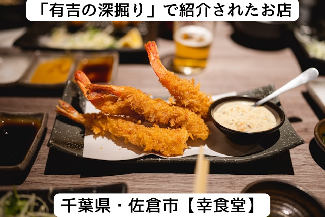 有吉の深掘りで紹介された佐倉市の「幸食堂」