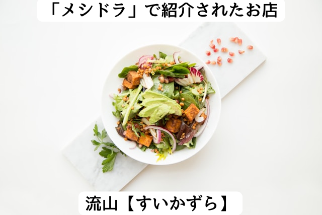 メシドラで紹介された流山の「すいかずら」