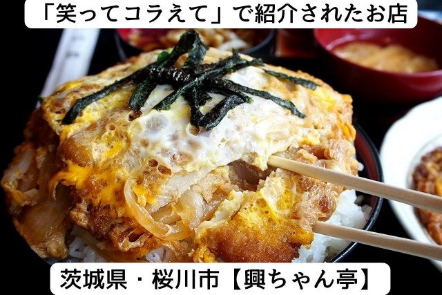 笑ってコラえてで紹介された茨城県桜川市の「興ちゃん亭」