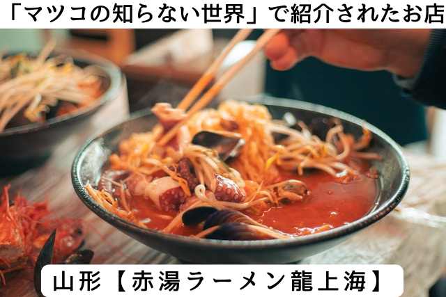 マツコの知らない世界で紹介された山形の「赤湯ラーメン龍上海」