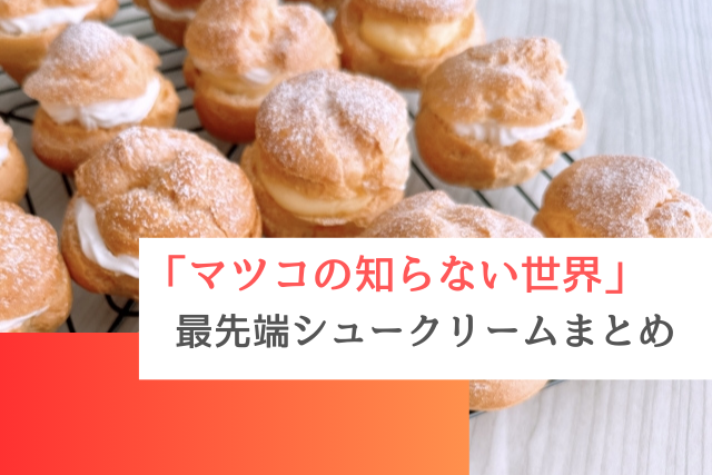 マツコの知らない世界で紹介された「最先端シュークリーム」