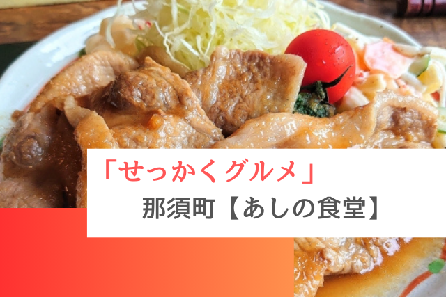 せっかくグルメで紹介された那須町の「あしの食堂」